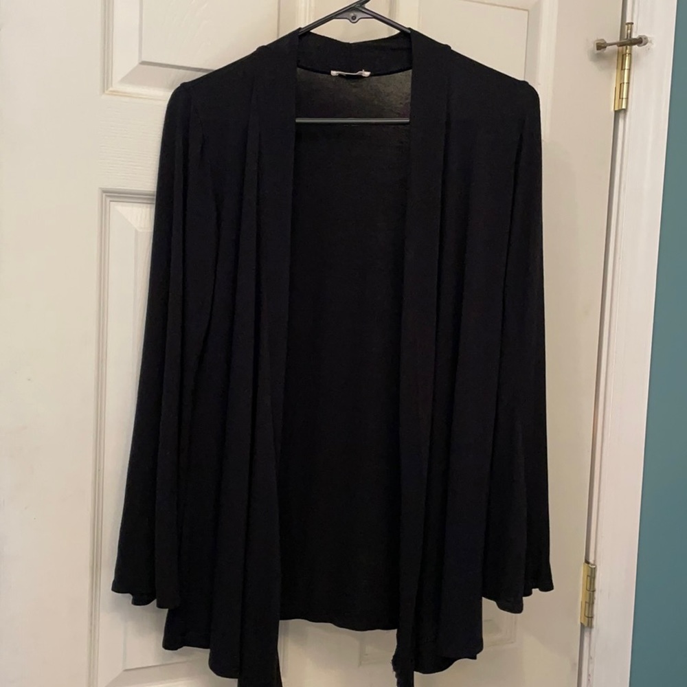Black cardigan